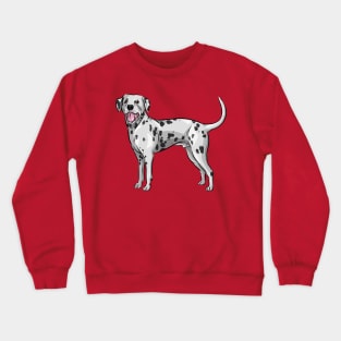 Cute Dalmatian Dog Crewneck Sweatshirt